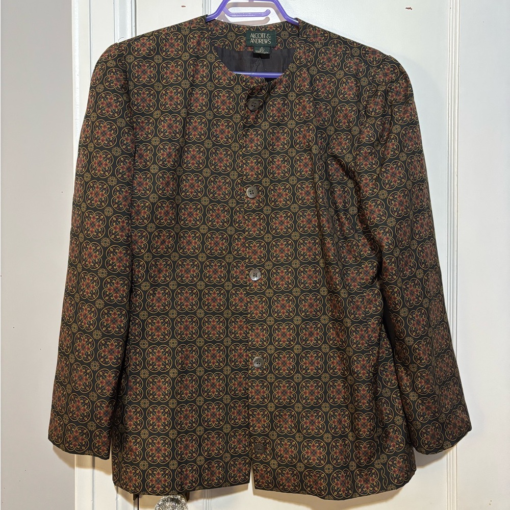 Vintage 100% Silk jacket